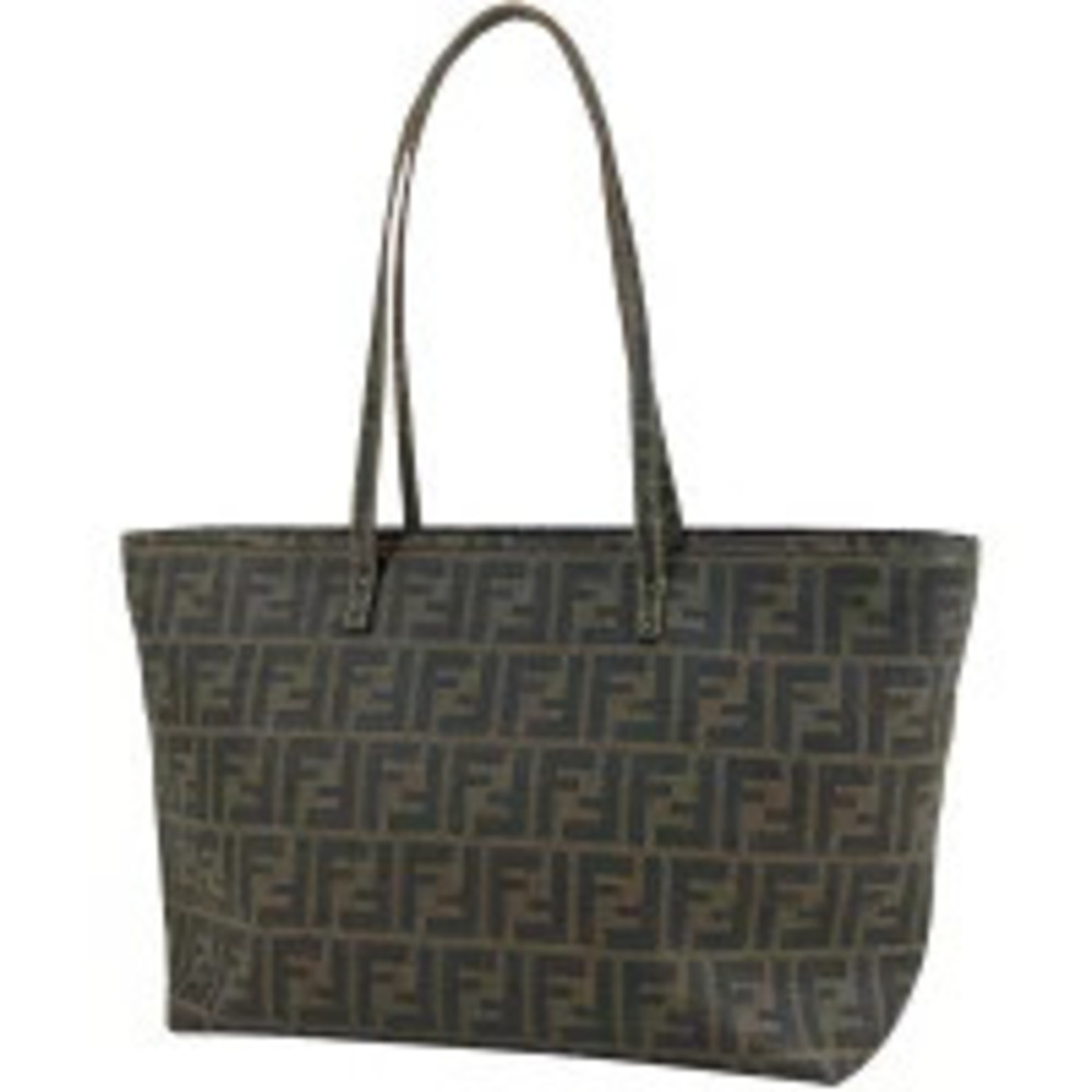 Fendi Zucca tote bag shoulder canvas brown